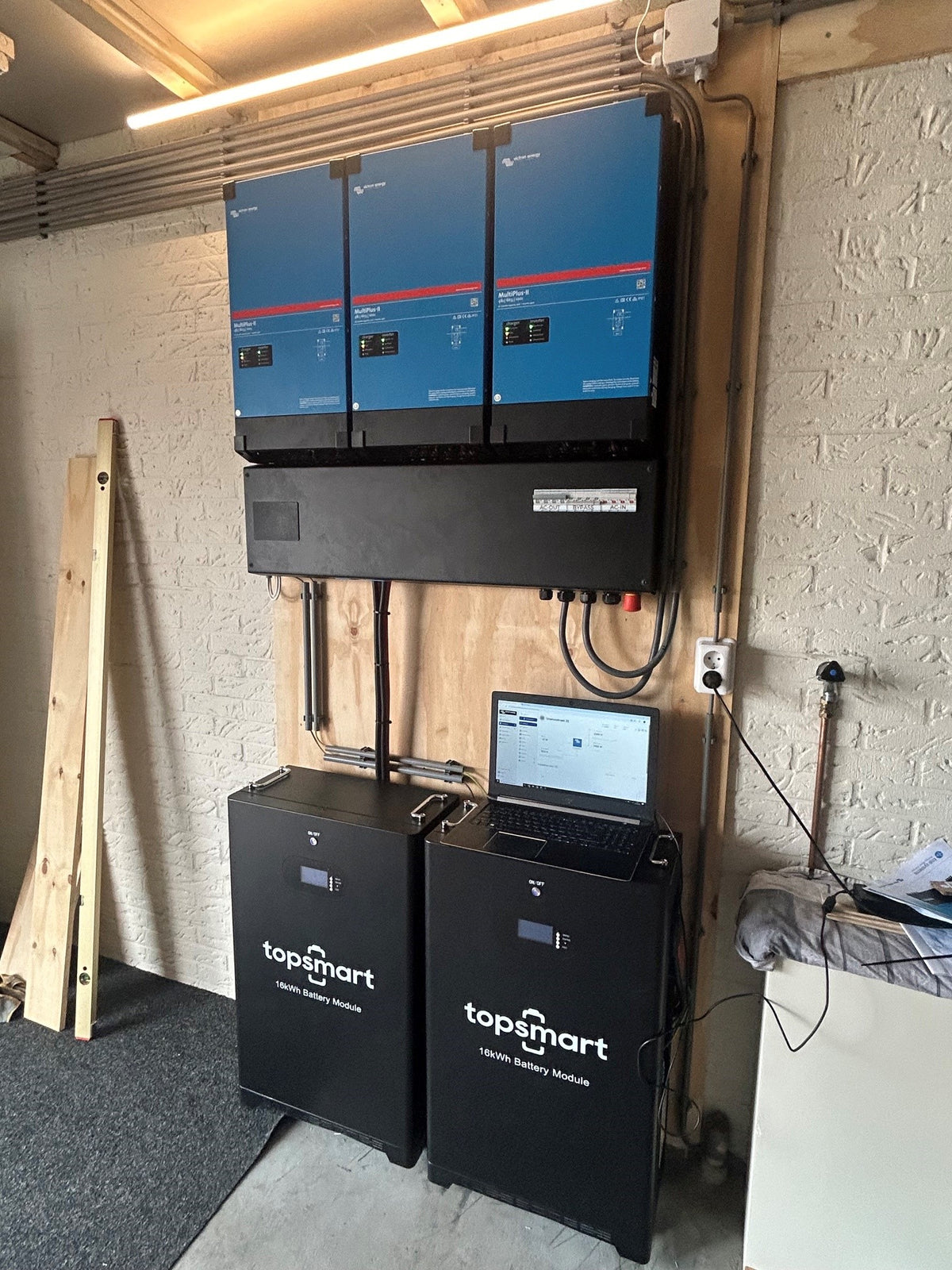 TopSmart batterij met Victron aansturingsysteem